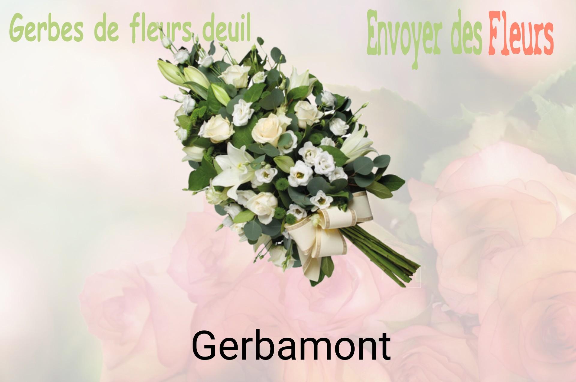 Gerbe de fleurs de deuil livrée à Gerbamont